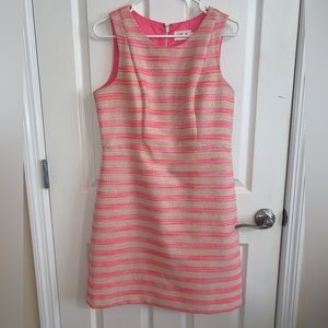 Stunning Pink and Gold Striped Dress💖